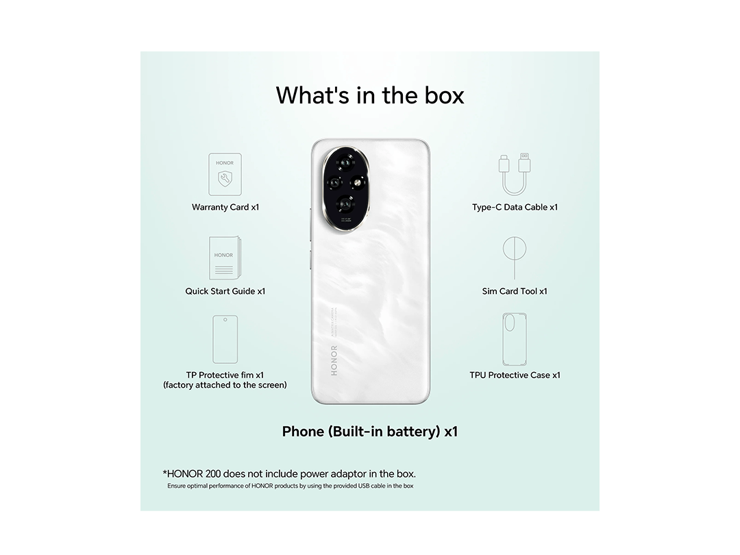 HONOR 200 5G 12GB 256GB - Moonlight White in Qatar HONOR 200 5G 12GB 256GB - Moonlight White in Qatar